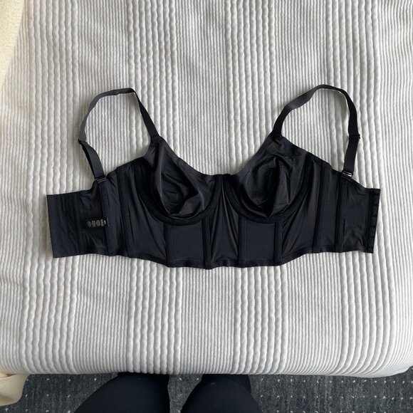 Skims Demi Corset Bra 32DD, black - Picture 7 of 8